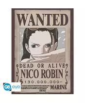 ABYSSE ONE PIECE - WANTED NICO ROBIN POSTER CHIBI (52X38cm)