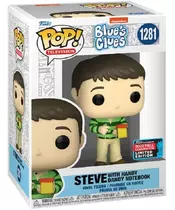 FUNKO POP! TELEVISION: BLUE'S CLUES - STEVE WITH HANDY DANDY NOTEBOOK (2022 Fall Convention Limited Edition) #1281 VINYL FIGURE