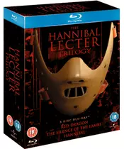 HANNIBAL LECTER TRILOGY - RED DRAGON - THE SILENCE OF THE LAMBS - HANNIBAL - 3 FILMS (BLU RAY)
