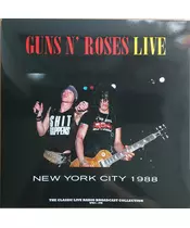 GUNS N' ROSES - LIVE IN NEW YORK CITY 1988 {HANDNUMBERED LIMITED EDITION} (LP MARBLE VINYL)