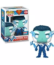 FUNKO POP! HEROES: DC - SUPERMAN (BLUE) (CONVENTION SPECIAL EDITION) #419 VINYL FIGURE