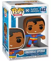 FUNKO POP! HEROES: DC SUPER HEROES HOLIDAY - GINGERBREAD SUPERMAN #443 VINYL FIGURE