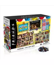 WINNING MOVES: PUZZLE - FREINDS 5 in1 GIFT BOX