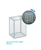 PROTECTIVE CASE 0,5 mm for Funko POP! Figures 4'' 12pcs Pack (Shrink Wrap) (Glow in the Dark: Blue))