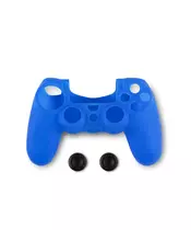 SPARTAN GEAR CONTROLLER SILICONE SKIN COVER AND THUMP GRIPS FOR PS4 BLUE