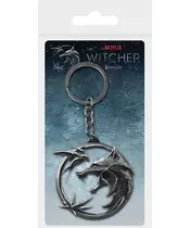 PYRAMID THE WITCHER - WOLF, SWALLOW, AND STAR 3D METAL KEYCHAIN