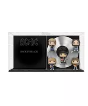 FUNKO POP! ALBUMS DELUXE: AC/DC BLACK IN BLACK - BRIAN JOHNOSN, PHIL RUDD, ANGUS YOUNG, CLIFF WILLIAMS, MALCOLM YOUNG (SPECIAL EDITION) #17 VINYL FIGURES