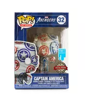 FUNKO POP! Artist Series Marvel Avengers - Captain America (with Plastic Case) (Special Edition) #33 VINYL FIGURE