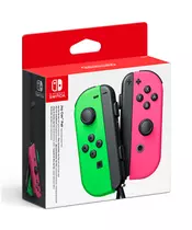 NINTENDO SWITCH JOY-CON PAIR CONTROLLERS NEON GREEN/ PINK