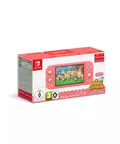 NINTENDO SWITCH LITE CONSOLE LITE CORAL + ANIMAL CROSSING NEW HORIZONS