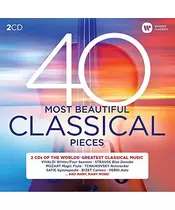 40 MOST BEAUTIFUL CLASSICAL PIECES - VARIOUS (2CD)