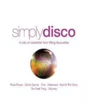 SIMPLY DISCO - 4 CDs OF ESSENTIAL FLOOR FILLING FAVOURITES - VARIOUS (4CD)