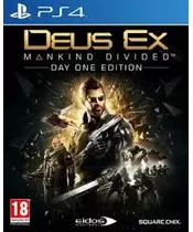 DEUS EX - MANKIND DIVIDED - DAY ONE EDITION - EXCLUSIVE STEEL BOOK (PS4)