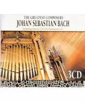 THE GREATEST COMPOSERS: JOHAN SEBASTIAN BACH - BRANDENBURG CONCERTOS 1/2/3/4/5/6 - VIOLINCONCERTS 1/2/3 (3CD)