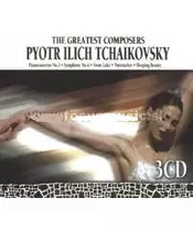 THE GREATEST COMPOSERS: PYOTR ILICH TCHAIKOVSKY - PIANOCONCERTO NO. 1 - SYMPOHINY NO. 6 - SWAN LAKE - NUTCRACKER - SLEEPING BEAUTY (3CD)