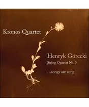 KRONOS QUARTET - HENRYK GORECKI STRING QUARTER NO 3 (CD)