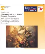 BEETHOVEN - SYMPHONY No. 9 CHORAL FIDELIO OVERTURE (CD)