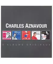 CHARLES AZNAVOUR - 5 ALBUMS ORIGINAUX (5CD)