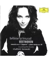 HELENE GRIMAUD / STAATSKAPELLE DRESDEN / VLADIMIR JUROWSKI - BEETHOVEN CONCERT NO. 5 EMPEROR PIANO SONATA NO. 28 (CD)