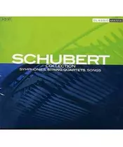 SCHUBERT COLLECTION - SYMPHONIES, STRING QUARTETS, SONGS (3CD)