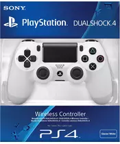 SONY PLAYSTATION DUALSHOCK 4 GLACIER WHITE V2 WIRELESS CONTROLLER (FOR PS4)