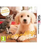 NINTENDOGS + CATS: GOLDEN RETRIEVER & NEW FRIENDS (3DS)