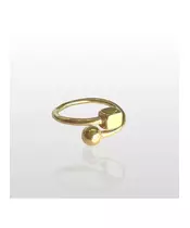 Overcrossing Ring - High quality Stainless Steel Gold Plated