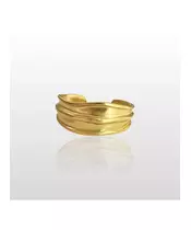 Wavy Ring - High quality Silver 925 Gold Plated