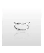 Double Line Ring - High quality Silver 925