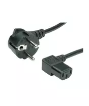 GBC Power Cable Scuko 90 degrees to IEC 90 degrees Socket 1.8m