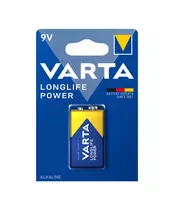 Varta Alkaline 9V 1pcs Longlife Power