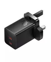 Baseus Charger Wall 40W USB-Cx2 UK MINI GaN5 Black