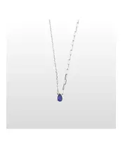 Necklace Blue Drop - Silver 925