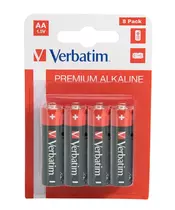 Verbatim Alkaline AA 8pcs Batteries