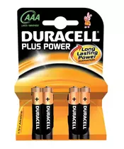 Duracell Plus Power Battery AAA 4pcs 656.956UK