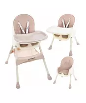 Παιδικό Κάθισμα Φαγητού 3 σε 1 Χρώματος Ροζ Kruzzel 12058