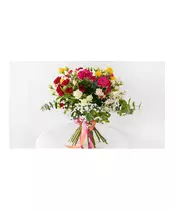 Bouquet With Mini Roses Various Colors