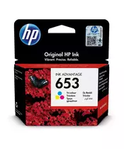 HP Original 653 Tri-Color Ink Cartridge