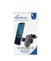 MediaRange 15W wireless air vent car charger, with automatic brackets