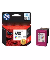 HP Οriginal 650 Tri-color Ink Advantage Cartridge