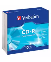 VERBATIM CD-R Extra Protection SLIM BOX