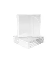 CD Jewelcase for 1 Disc with Clear Tray