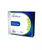 MediaRange DVD-R 4,7GB 16x Slimcase Pack5