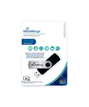 MediaRange USB combo flash drive with micro USB (OTG) plug, 32 GB
