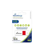MediaRange USB flash drive, color edition, red, 4GB