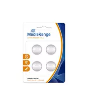MediaRange Lithium Coin Cells CR2032|3V Pack4