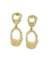 Wavy Earrings - High quality Stainless Steel Gold Plated