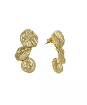 Wavy Earrings - High quality Stainless Steel Gold Plated