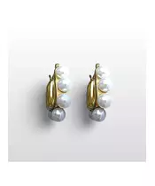 Hoops Pearls - High quality Stainless Steel Gold Plated