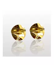 Embossed Earrings - High quality Stainless Steel & Gold Plated - Gold